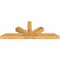 Ekena Millwork Saratoga Rough Sawn Timber Gable Bracket, Western Red Cedar, 84"W x 31"H x 6"D x 6"F, 9/12 Pitch GBW084X31X0606SAR00RWR - alternate 5